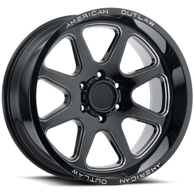 American Outlaw Derringer Black Milled Wheel