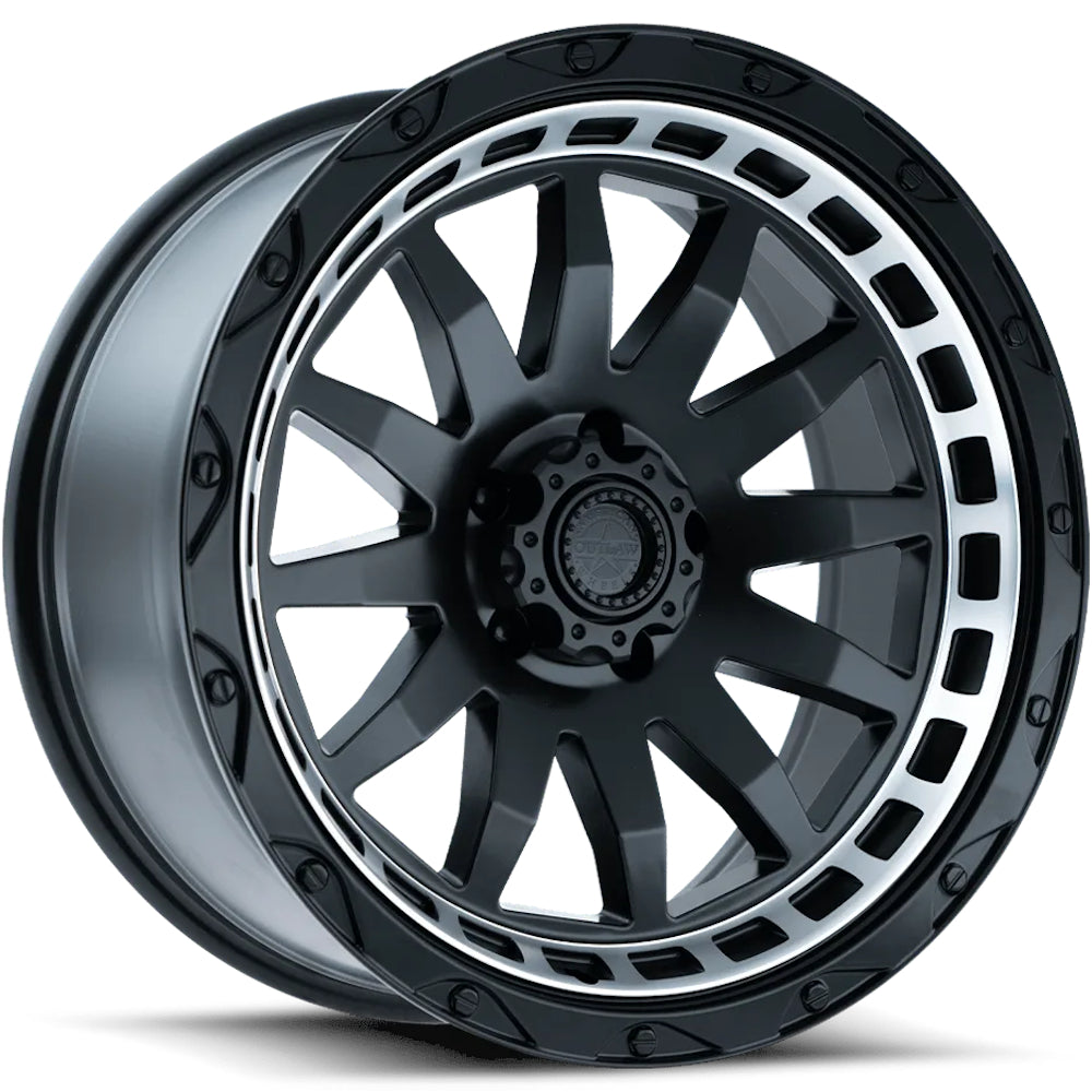 American Outlaw Flint Lock Black Machined Wheel