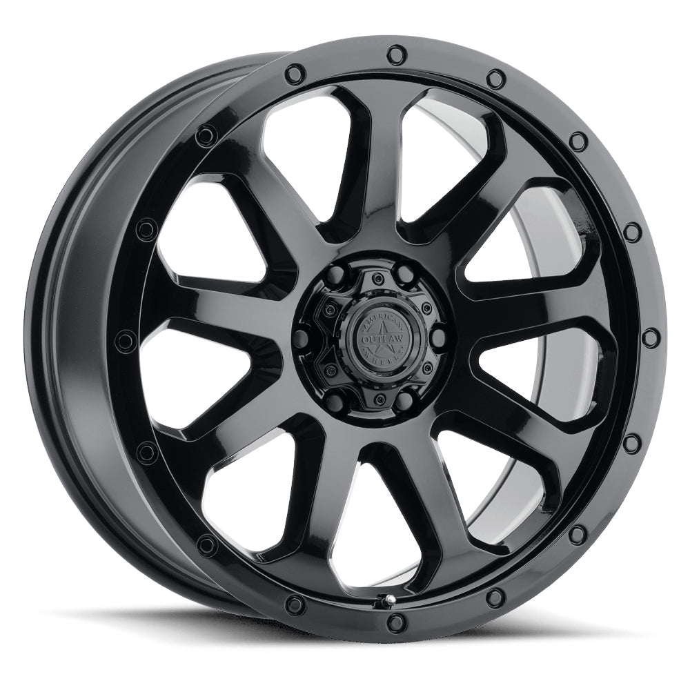 American Outlaw Gunslinger Satin Black Wheel