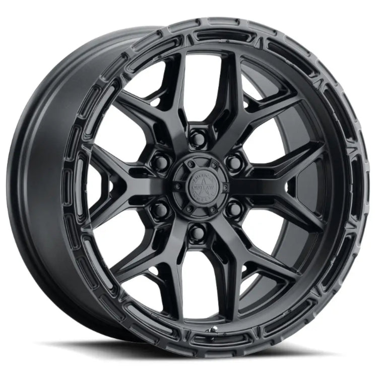 American Outlaw Locker Satin Black Wheel