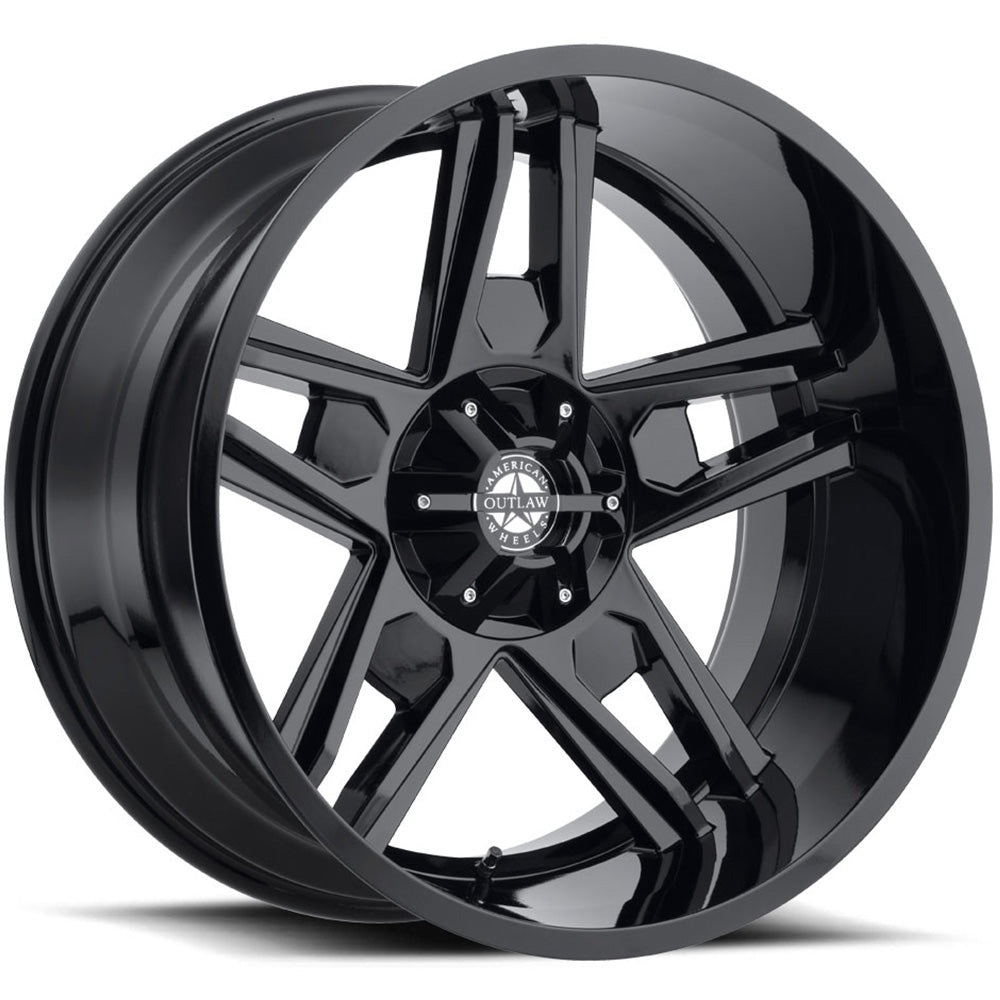 American Outlaw Lonestar Gloss Black Wheel