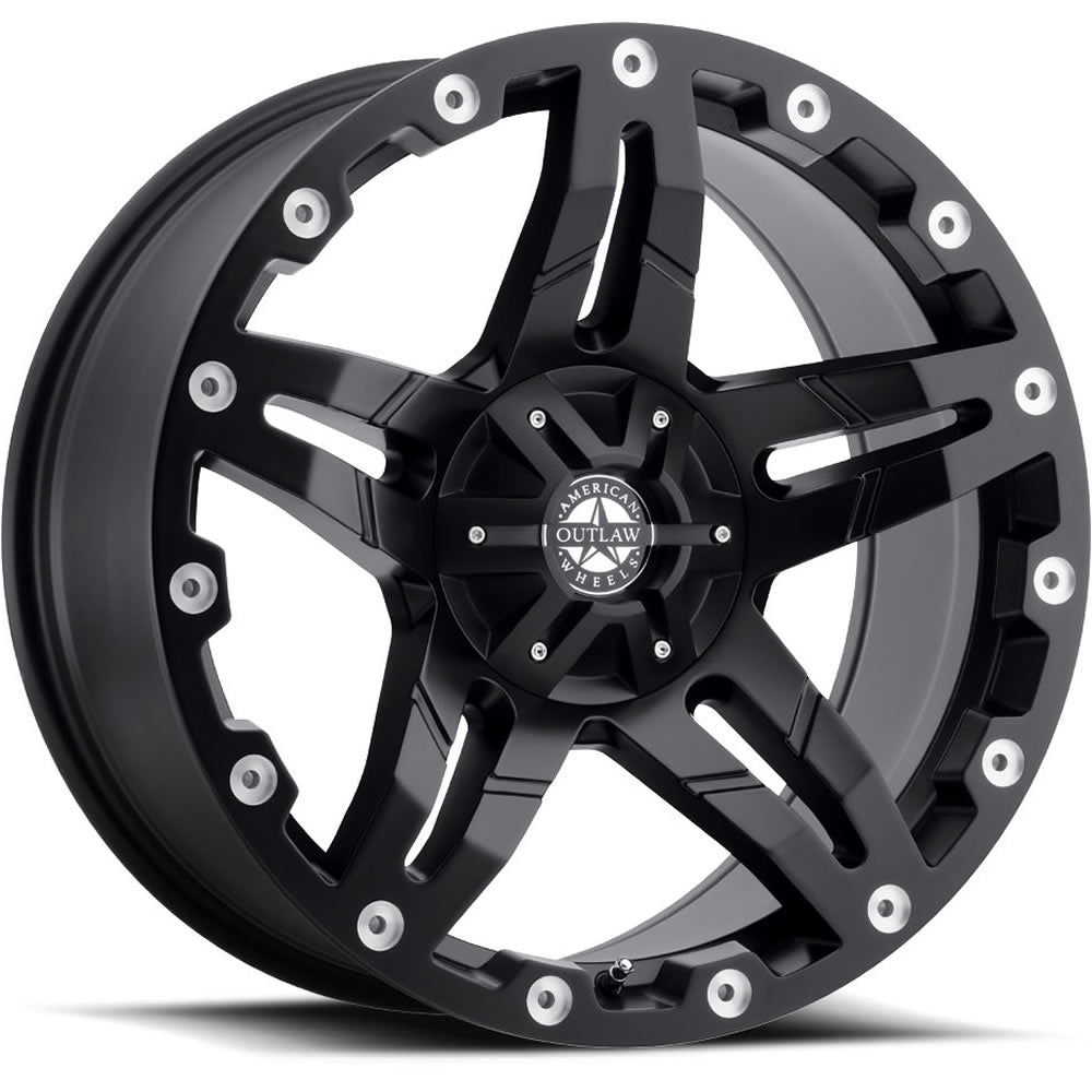American Outlaw Revolver Satin Black Wheel