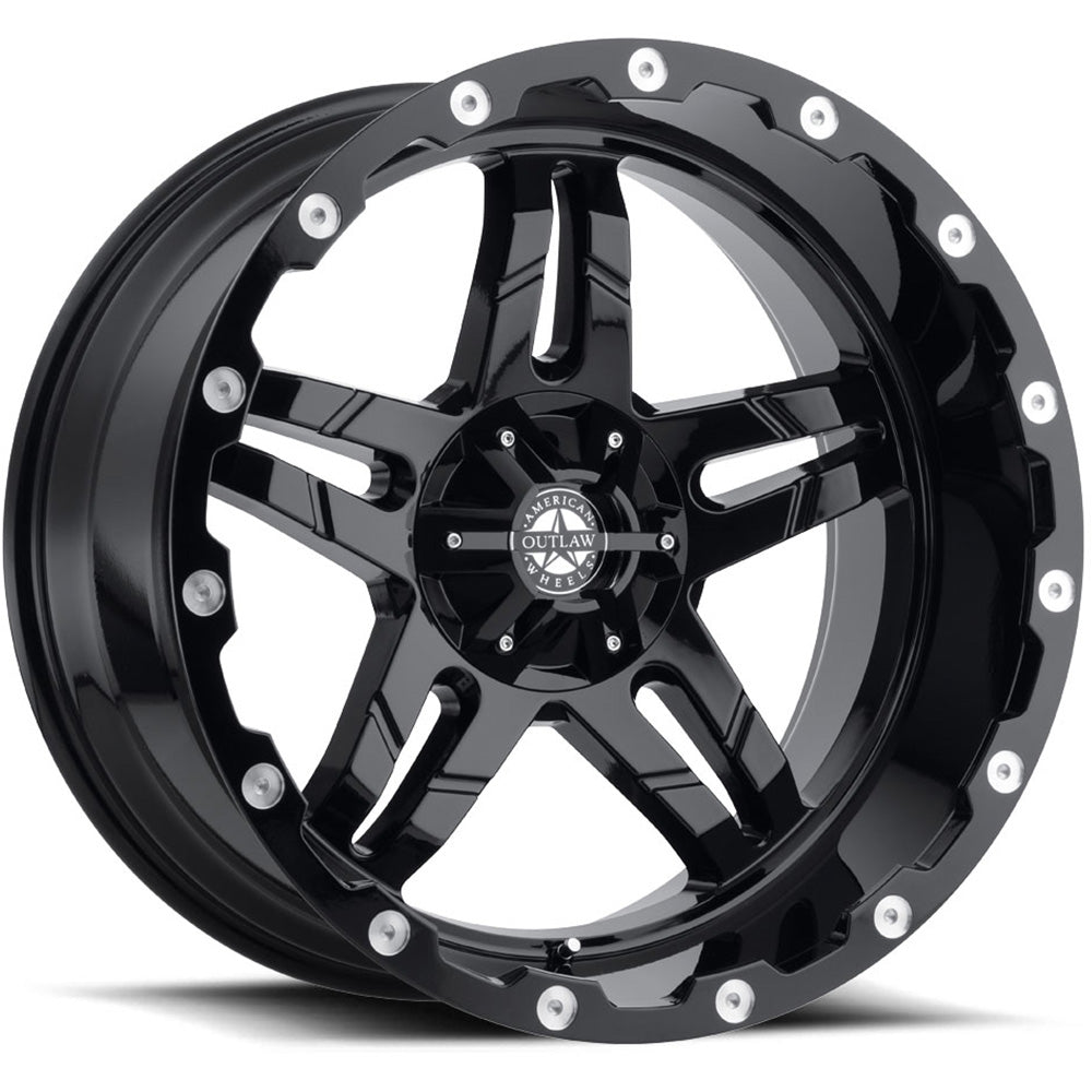 American Outlaw Revolver Satin Black Wheel