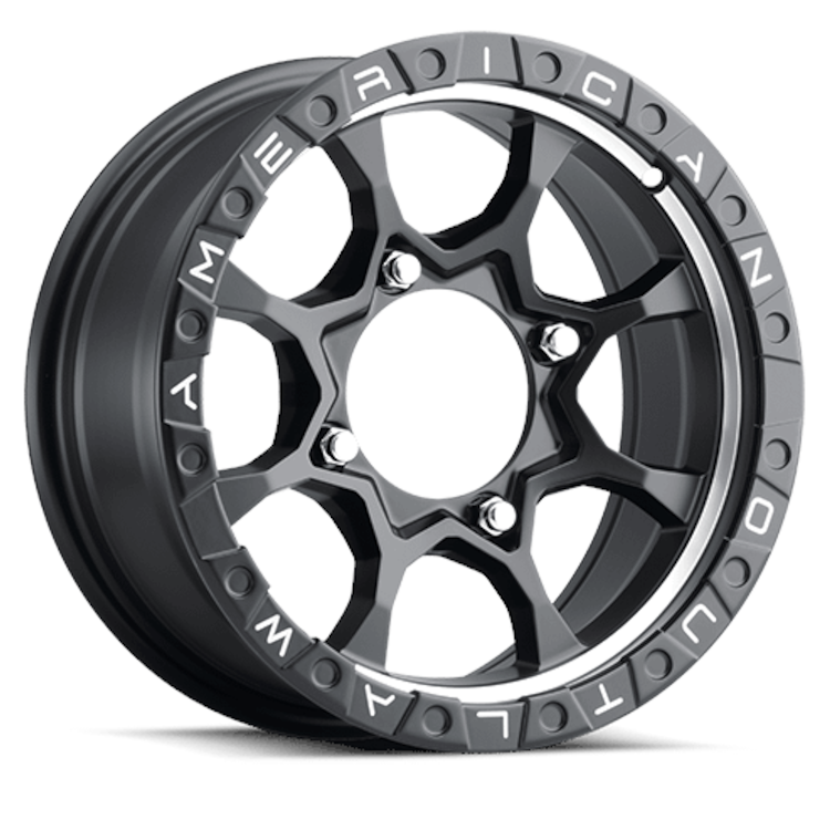 American Outlaw Triple X Black Wheel