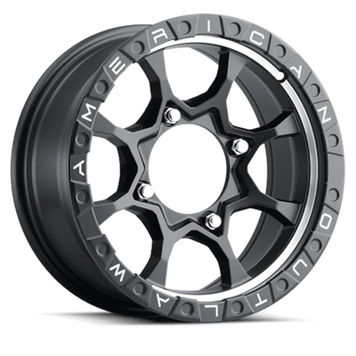 American Outlaw Triple X Black Wheel