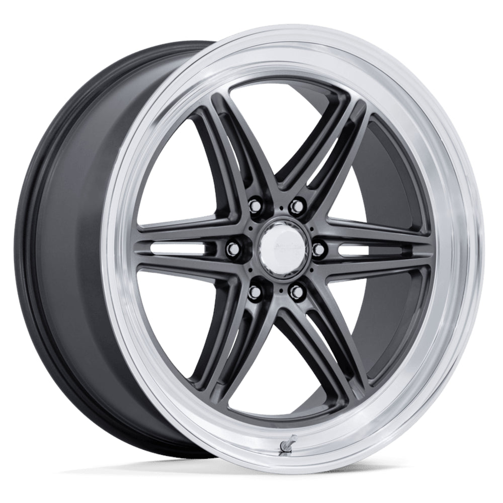 American Racing Groove 6 Drag Anthracite Machined Wheel
