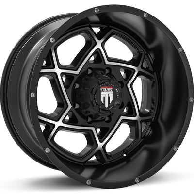 American Truxx Astro Black Machined Wheel