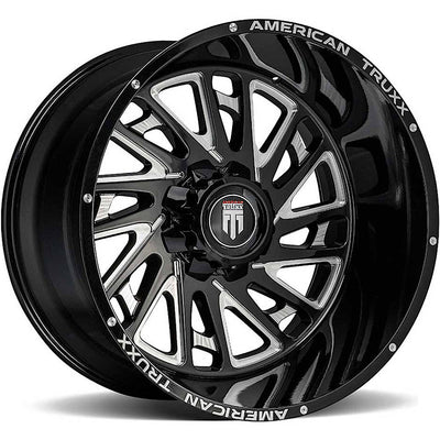 American Truxx Blade Black Milled Wheel