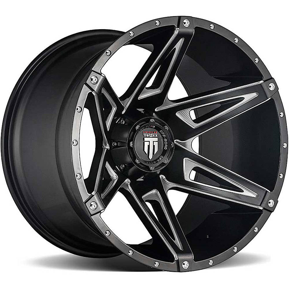 American Truxx Kutz Black Milled Wheel