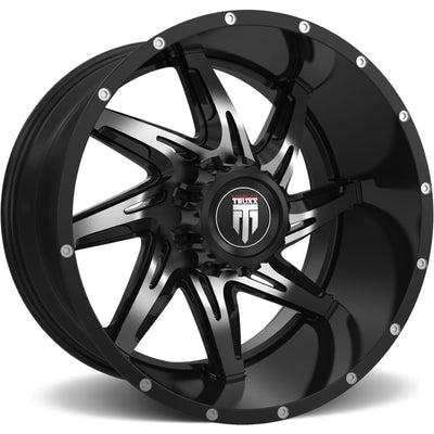 American Truxx Spider Black Machined Wheel