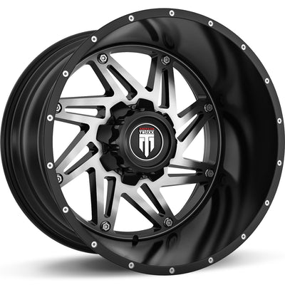 American Truxx Warrior Black Machined Wheel
