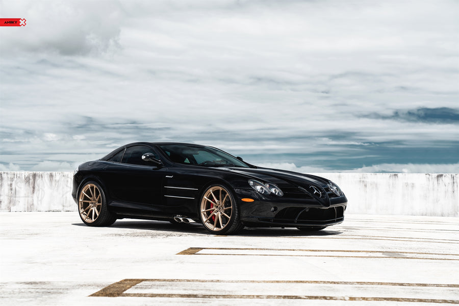 ANRKY AN13 forged wheel on Mercedes SLR