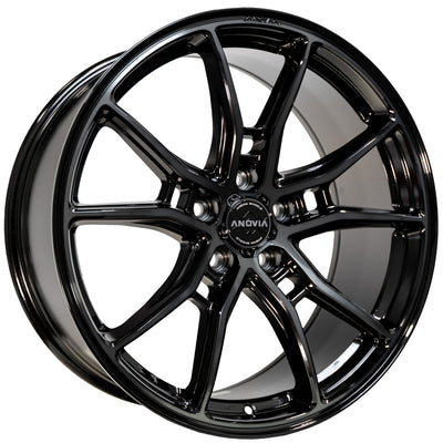 Anovia AN-10 Black Machined Wheel