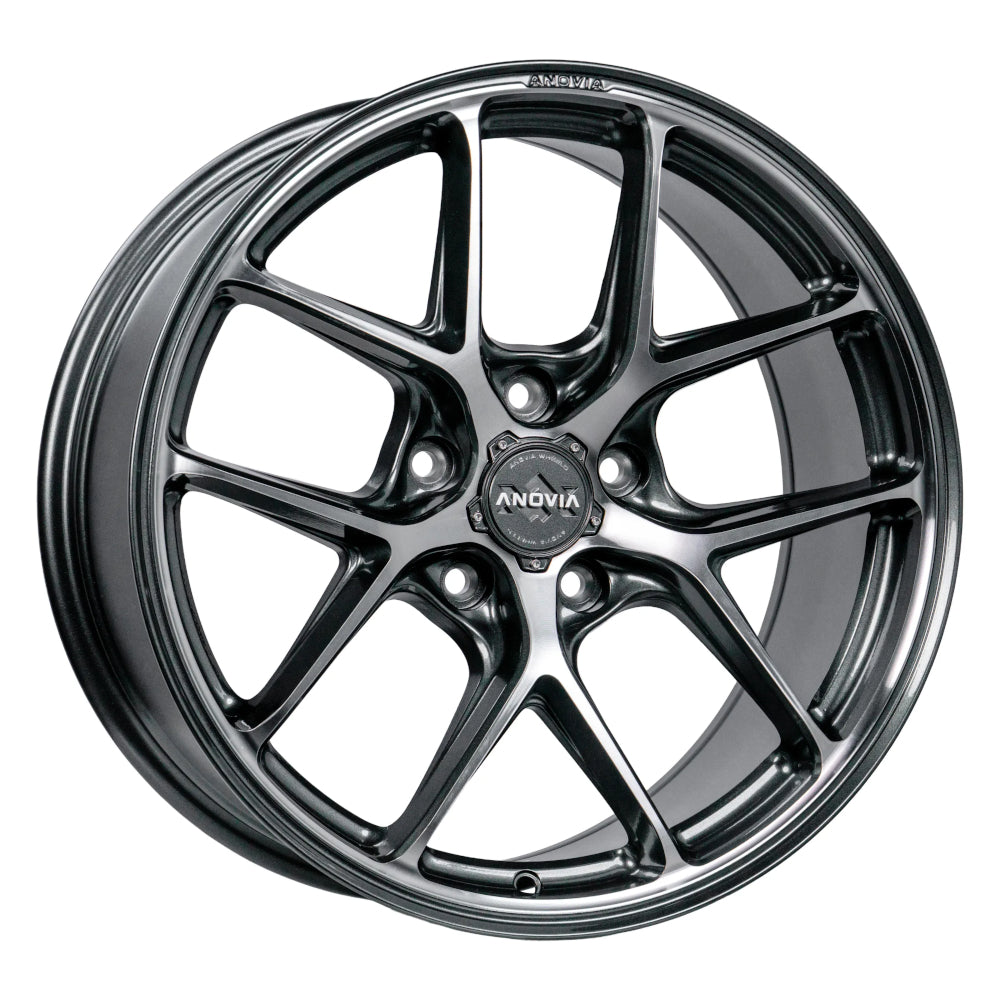 Anovia AN-12 Gunmetal Machined Wheel