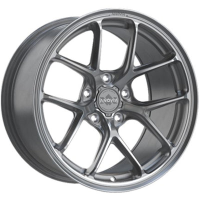 Anovia AN-12 Gunmetal Machined Wheel