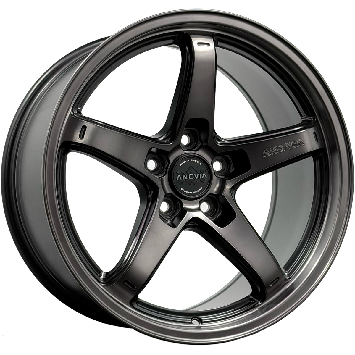Anovia AN-5S Black Machined Wheel