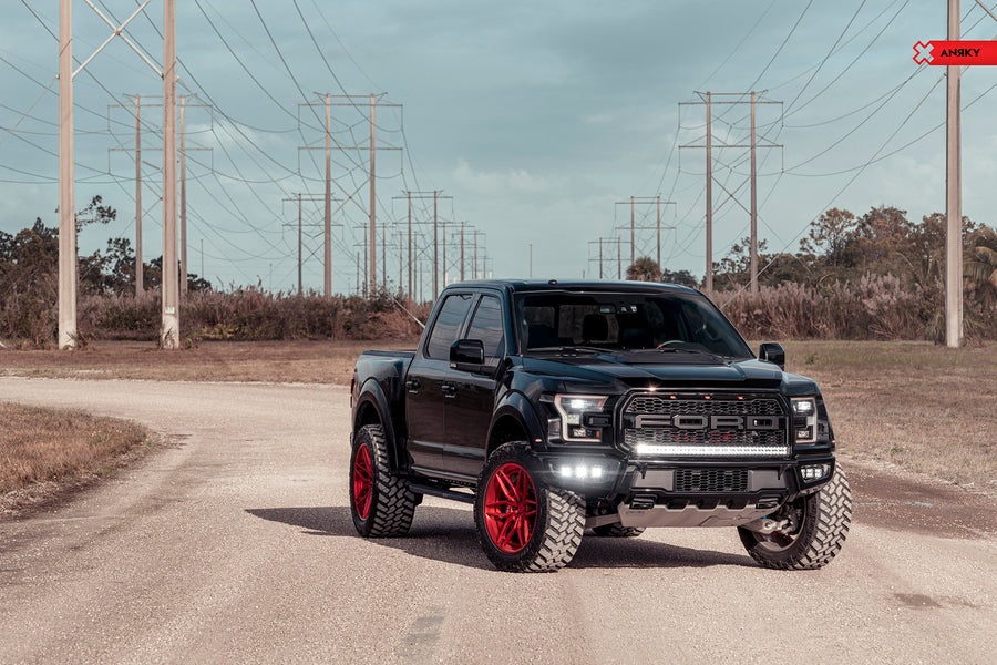 ANRKY AN36 forged wheel on Ford F150 Raptor