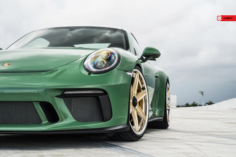 ANRKY AN36-S forged wheel on Porsche 991.2 GT3