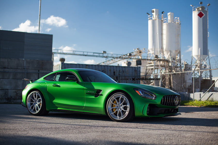 ANRKY AN31 forged wheel on Mercedes AMG GTR
