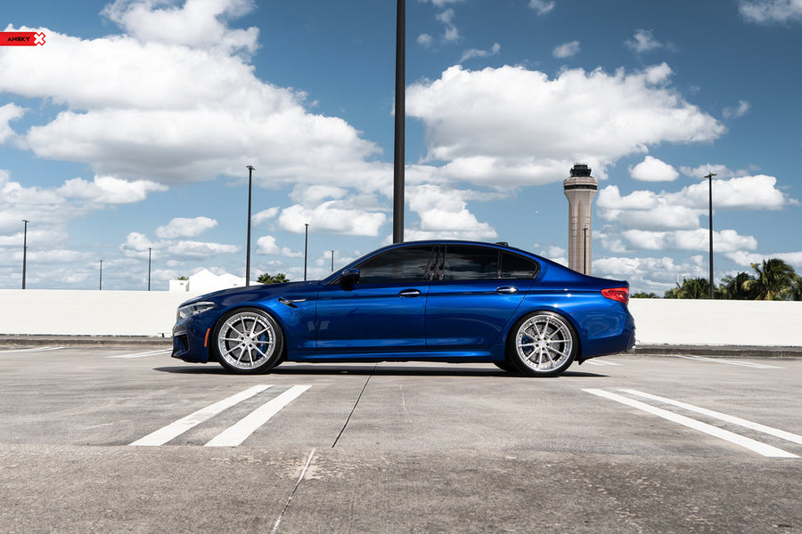 ANRKY AN38 forged wheel on BMW F90 M5