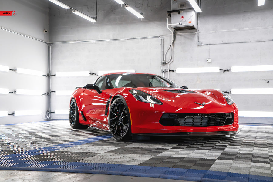 ANRKY AN23 forged wheel on Chevy Corvette C7 Z06