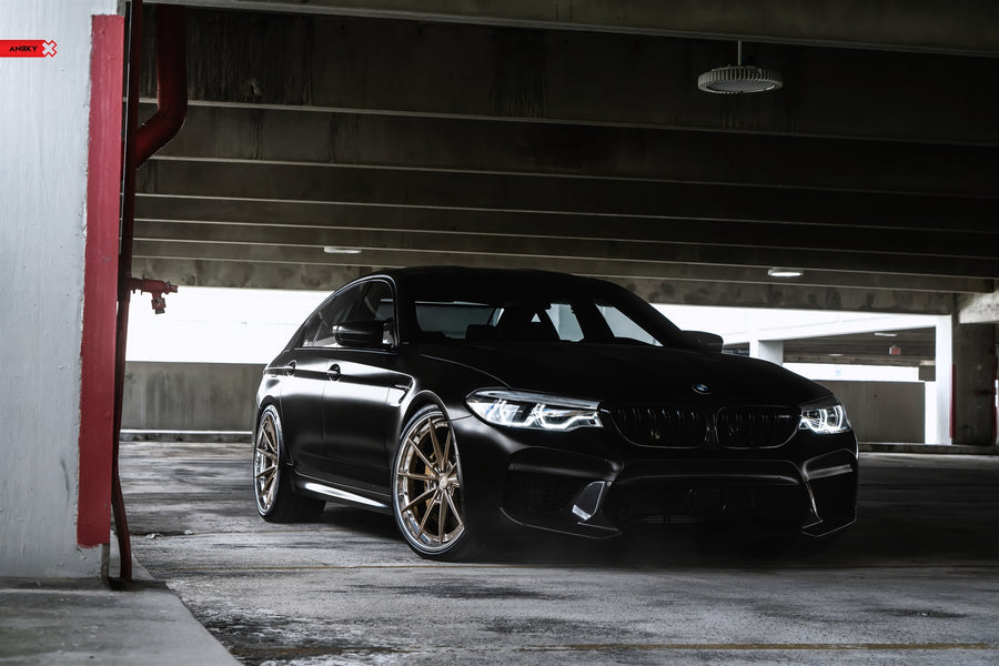ANRKY AN38 forged wheel on BMW F90 M5