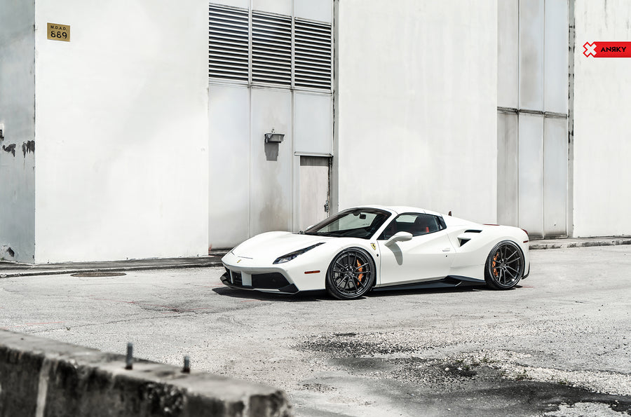 ANRKY AN34 forged wheel on Ferrari 488GTB