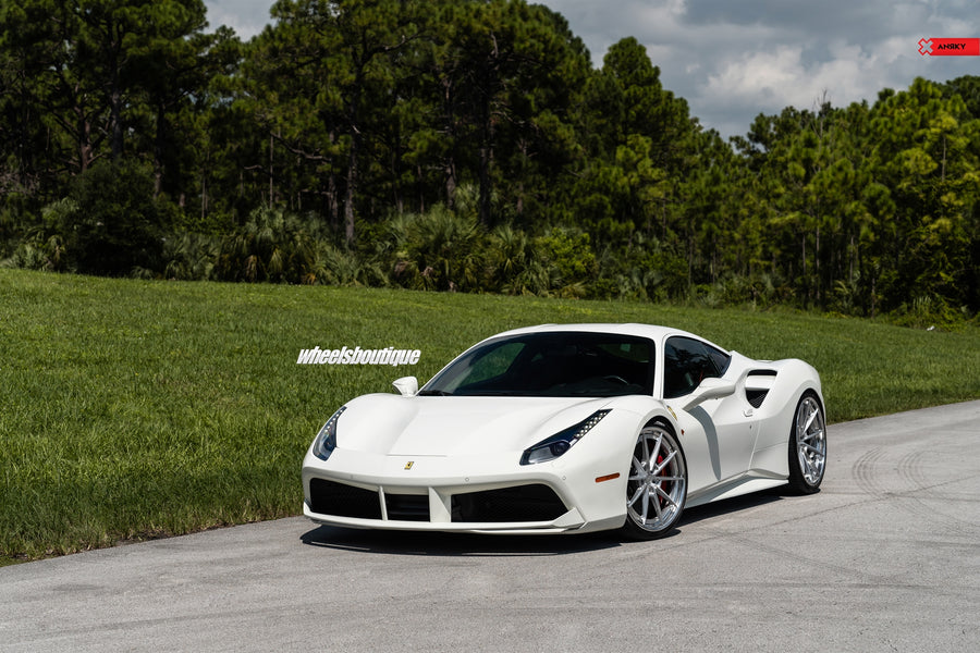 ANRKY AN38 forged wheel on Ferrari 488GTB
