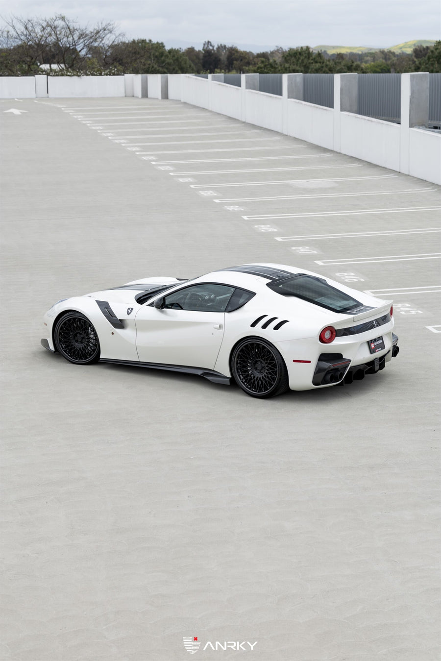 ANRKY RS7.3 forged wheel on Ferrari F12 TDF