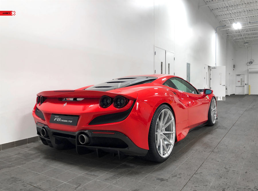 ANRKY AN18 forged wheel on Ferrari F8 Tributo