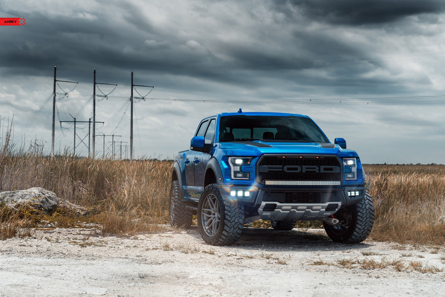 ANRKY AN36 forged wheel on Ford F150 Raptor