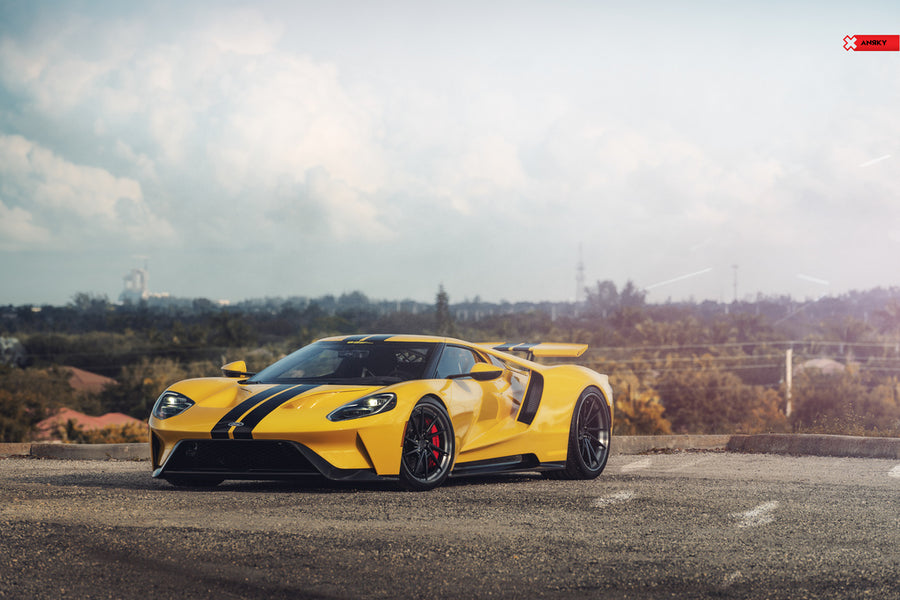ANRKY AN33 forged wheel on Ford GT
