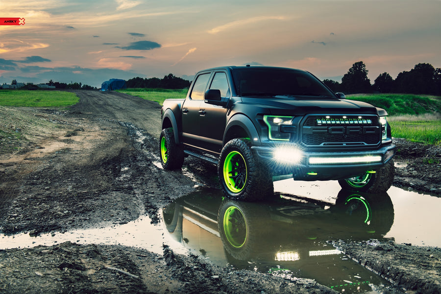 ANRKY AN36 forged wheel on Ford F150 Raptor