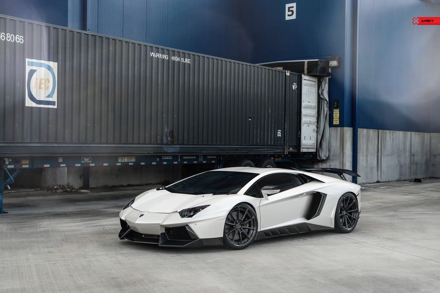 ANRKY AN28 forged wheel on Lamborghini Aventador LP700