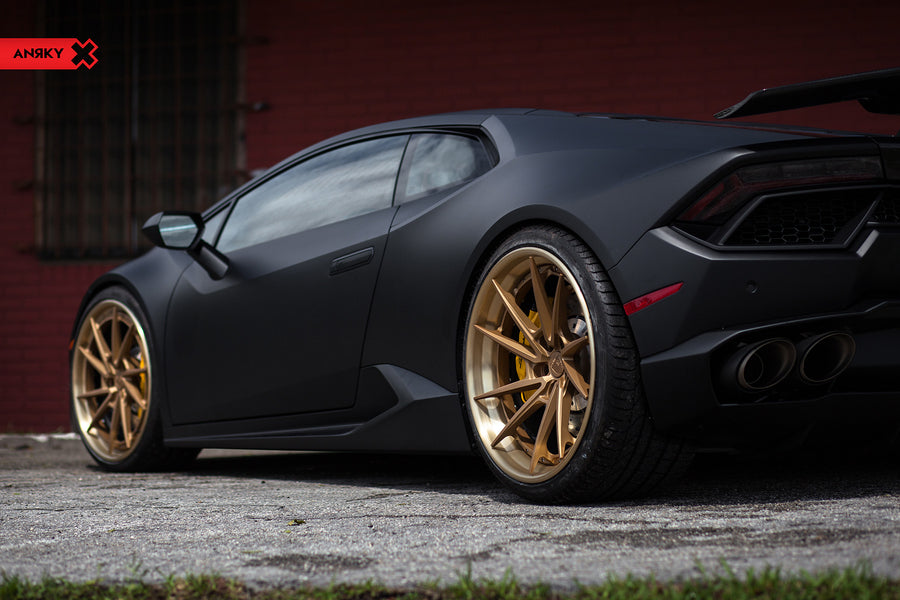 ANRKY AN33 forged wheel on Lamborghini Huracan
