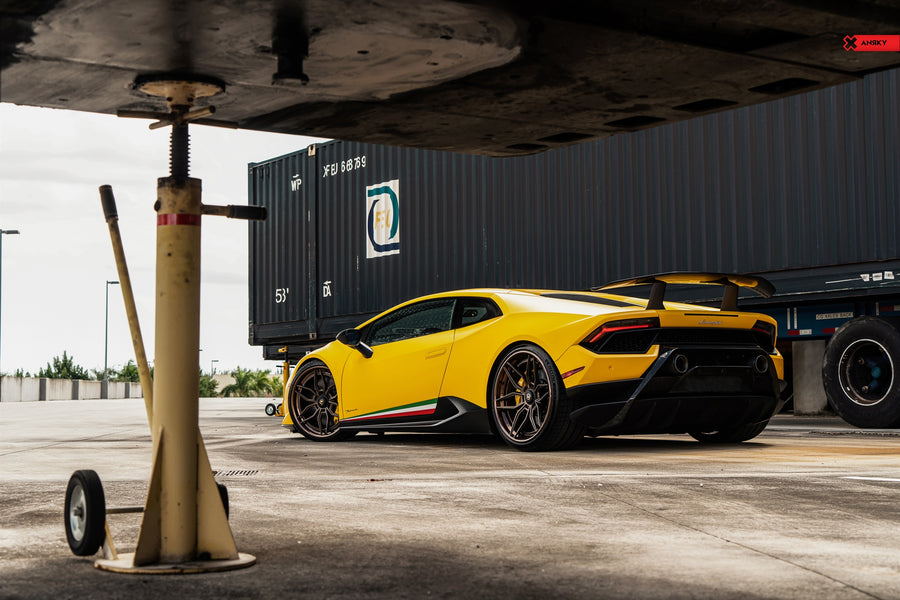 ANRKY AN36 forged wheel on Lamborghini Huracan Performante