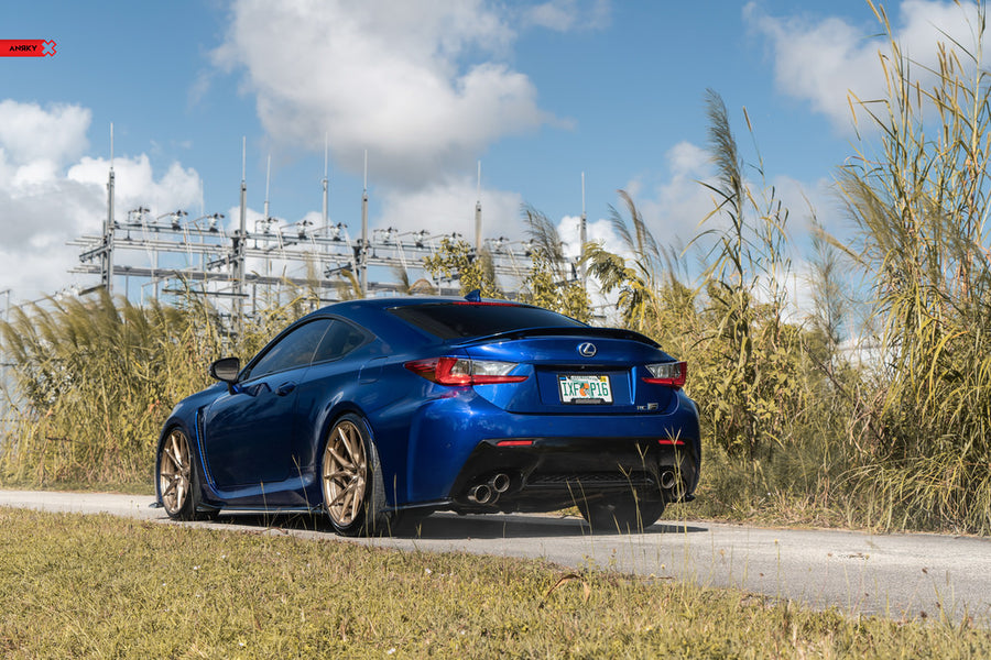 ANRKY AN12 forged wheel on Lexus RC-F