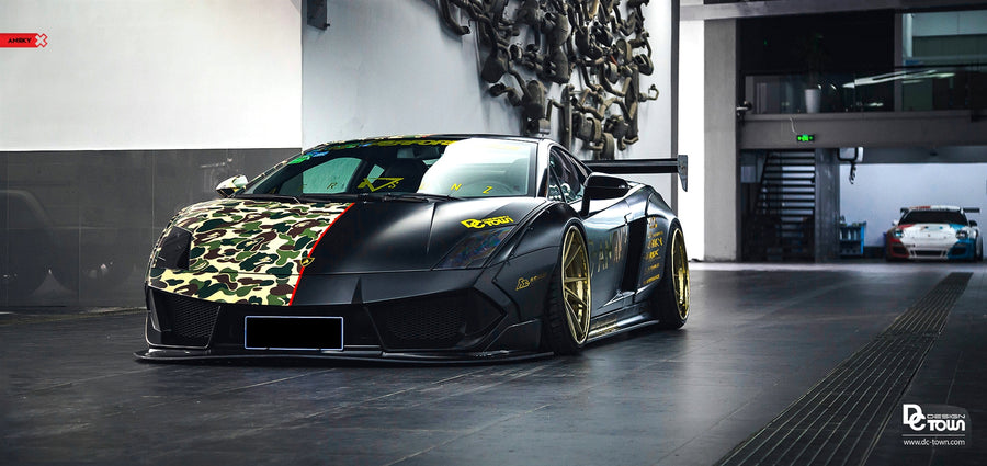 ANRKY AN33 forged wheel on Lamborghini Gallardo LBW Widebody