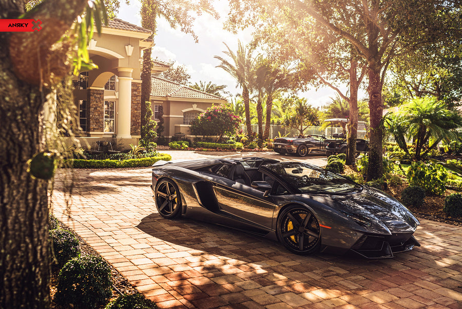 ANRKY AN35 forged wheel on Lamborghini LP700 Roadster