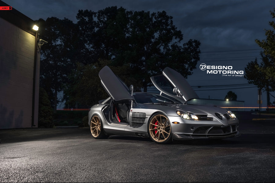 ANRKY AN13 forged wheel on Mercedes 722 SLR