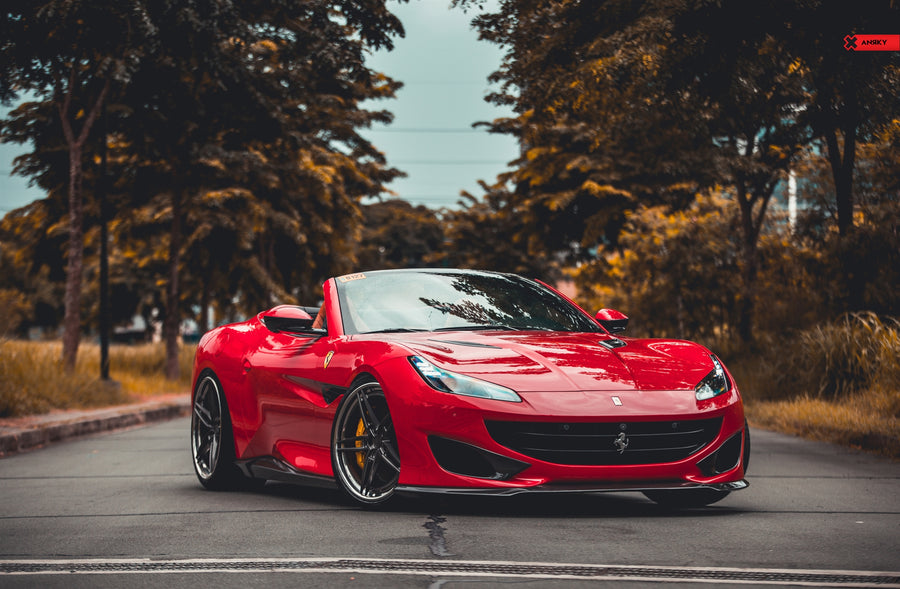 ANRKY AN37 forged wheel on Ferrari Portofino