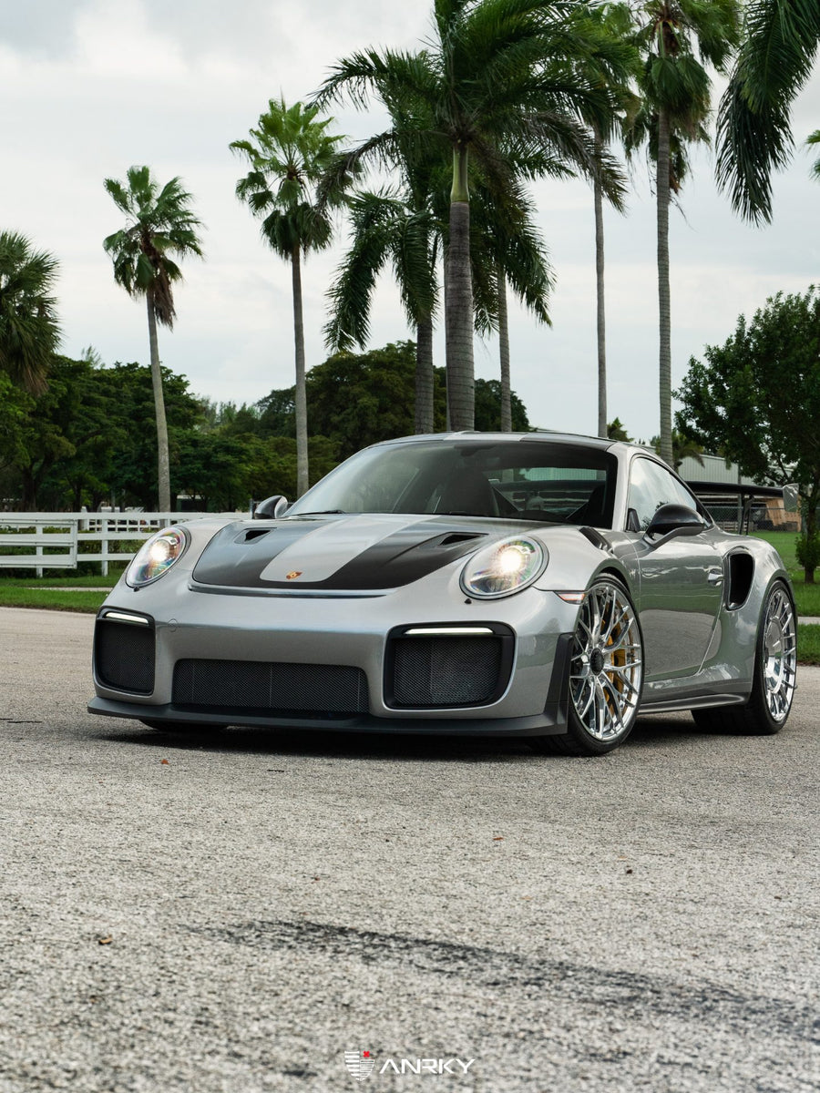 ANRKY AN10 forged wheel on Porsche 991 GT2RS