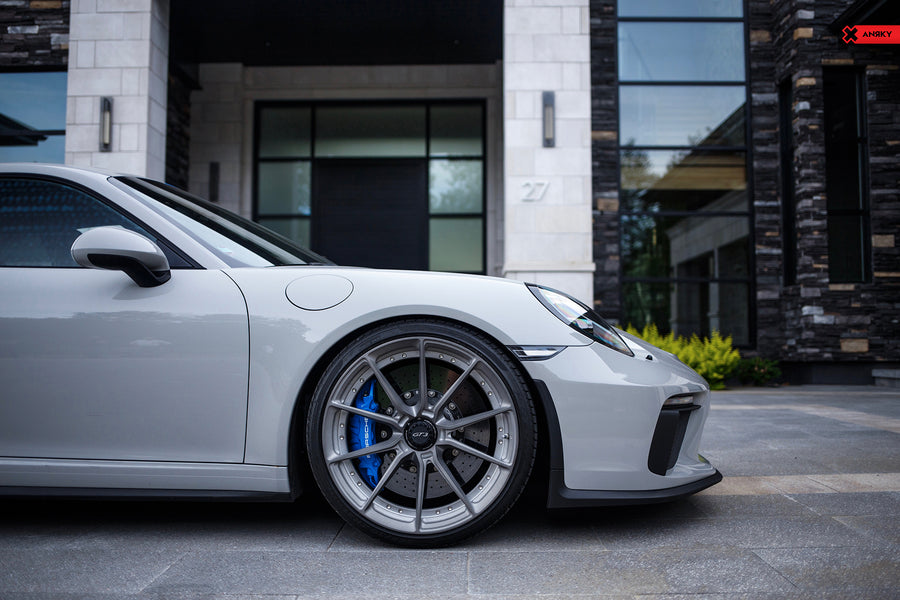 ANRKY AN22 forged wheel on Porsche 991 GT3