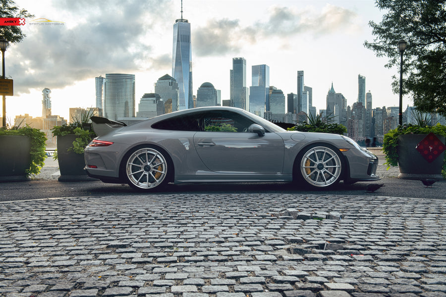 ANRKY AN38 forged wheel on Porsche GT3