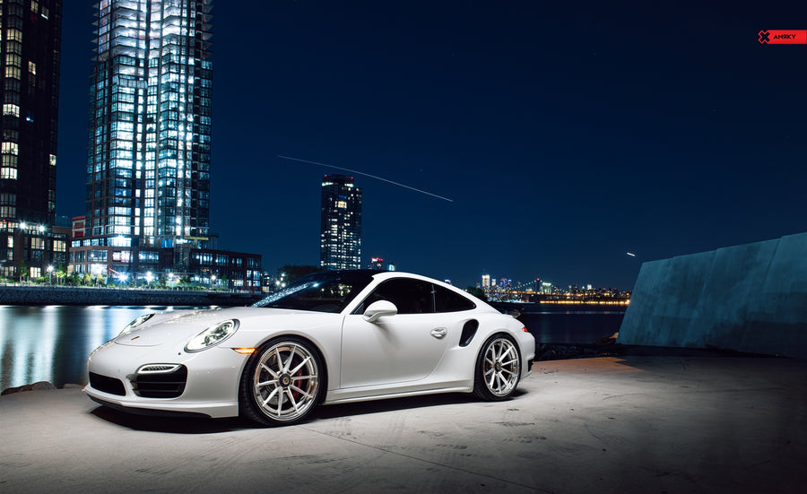 ANRKY AN38 forged wheel on Porsche 991TTS