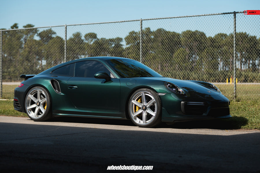 ANRKY AN35 forged wheel on Porsche 991TTS