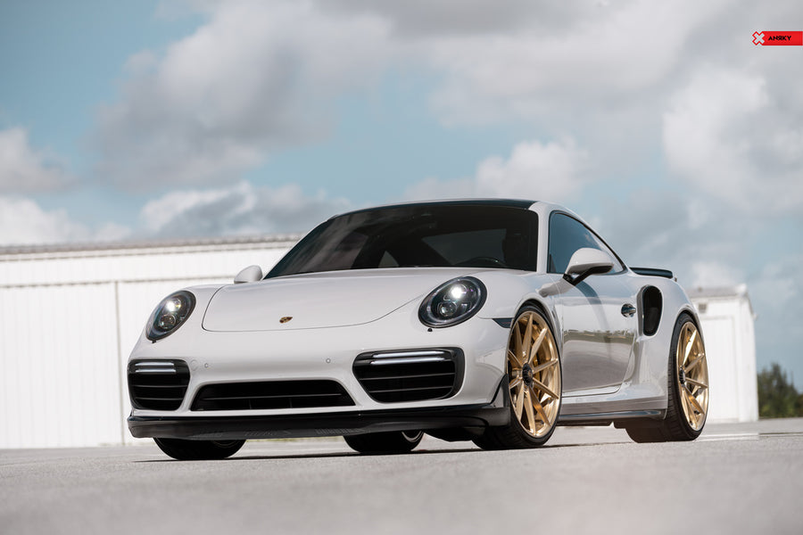 ANRKY AN18 forged wheel on Porsche 991TTS
