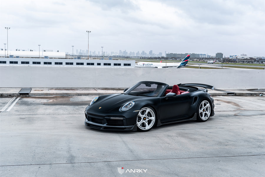 ANRKY XR-305 forged wheel on Porsche 992TT-S Convertible
