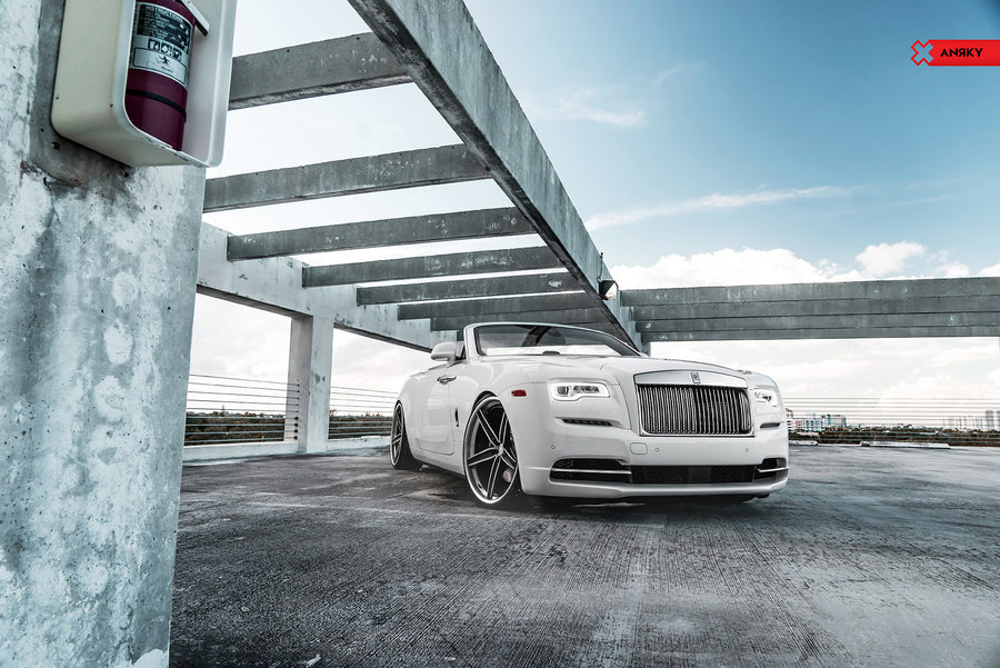 ANRKY AN35 forged wheel on Rolls Royce Dawn