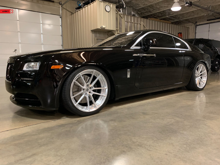 ANRKY AN24 forged wheel on Rolls Royce Wraith